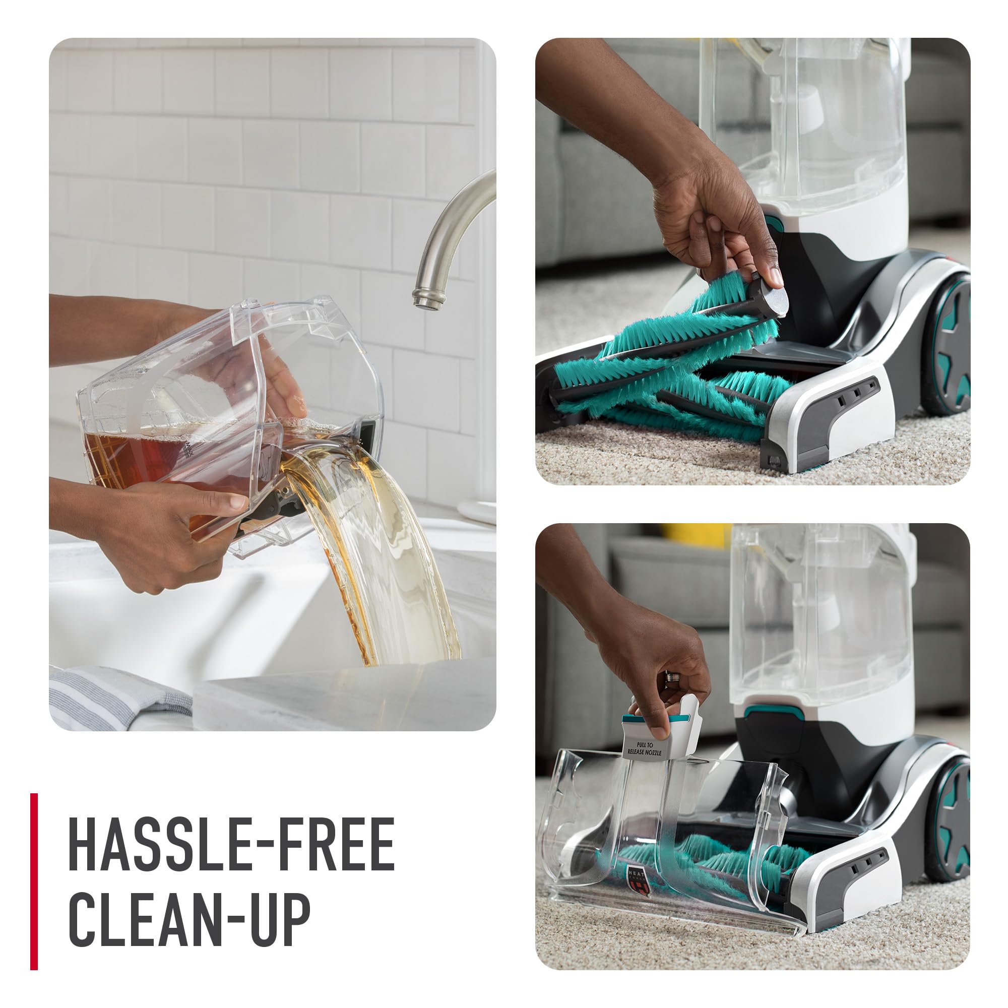 Hoover SmartWash included tools and storage bag keep accessories organized