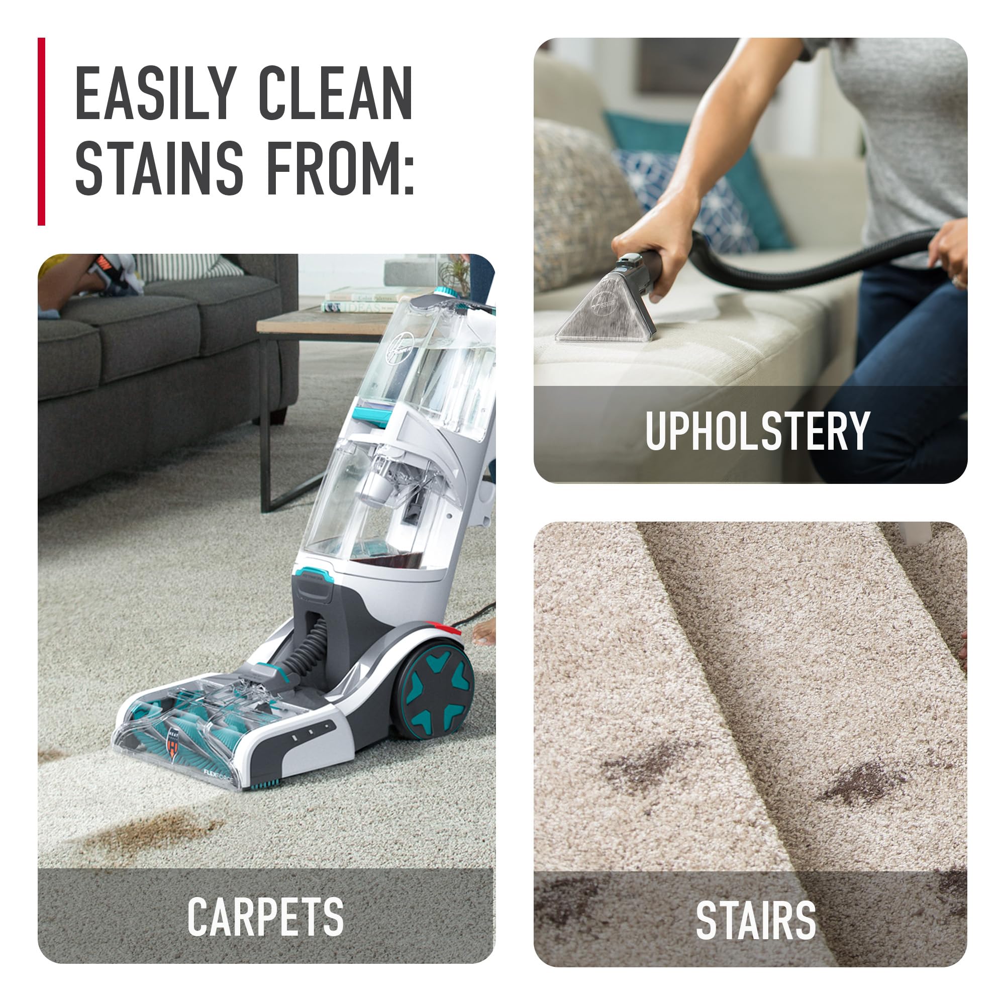 Hoover SmartWash clean packs 14-count included with enzymatic formula.