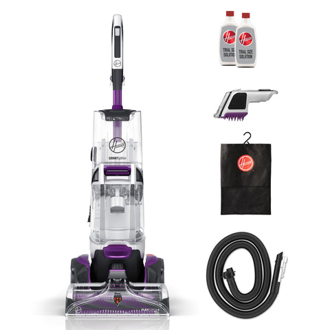 Hoover SmartWash Pet front view showing compact design for easy storage