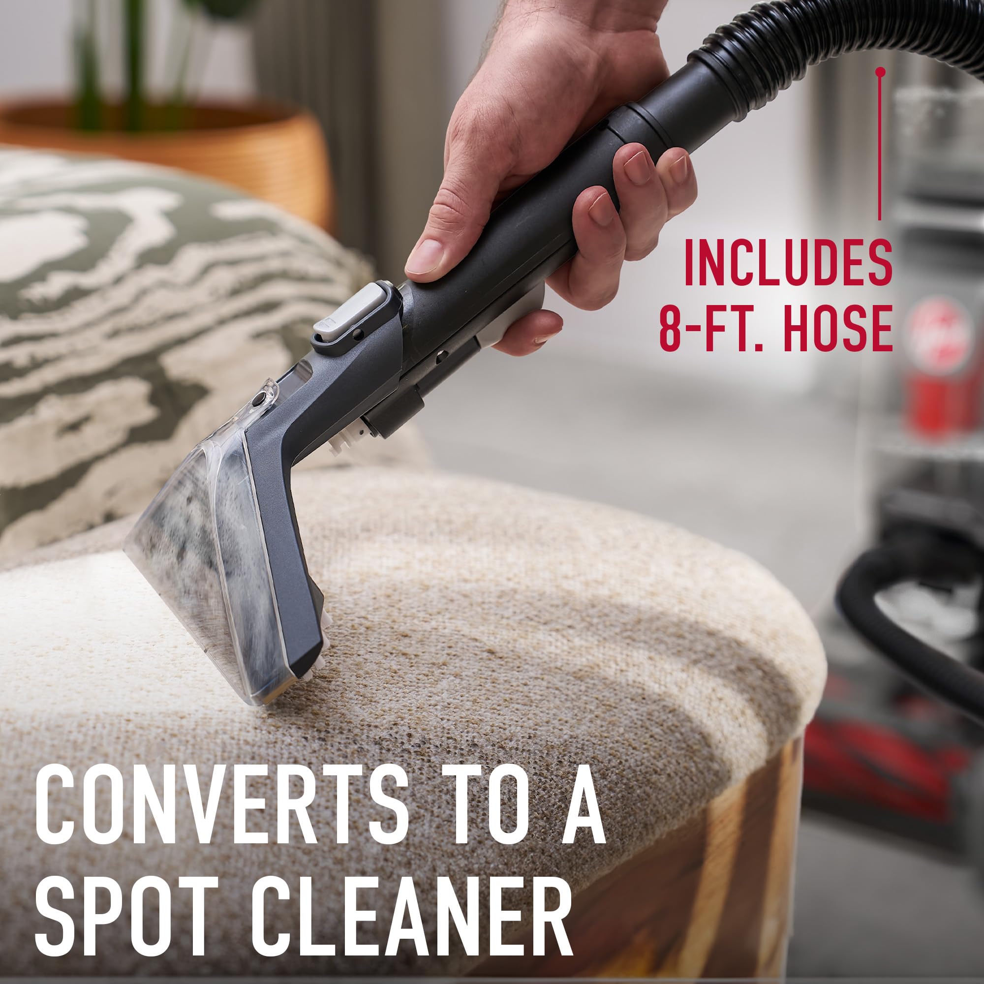Large 96-ounce tank visible on Hoover SmartWash Pet XL
