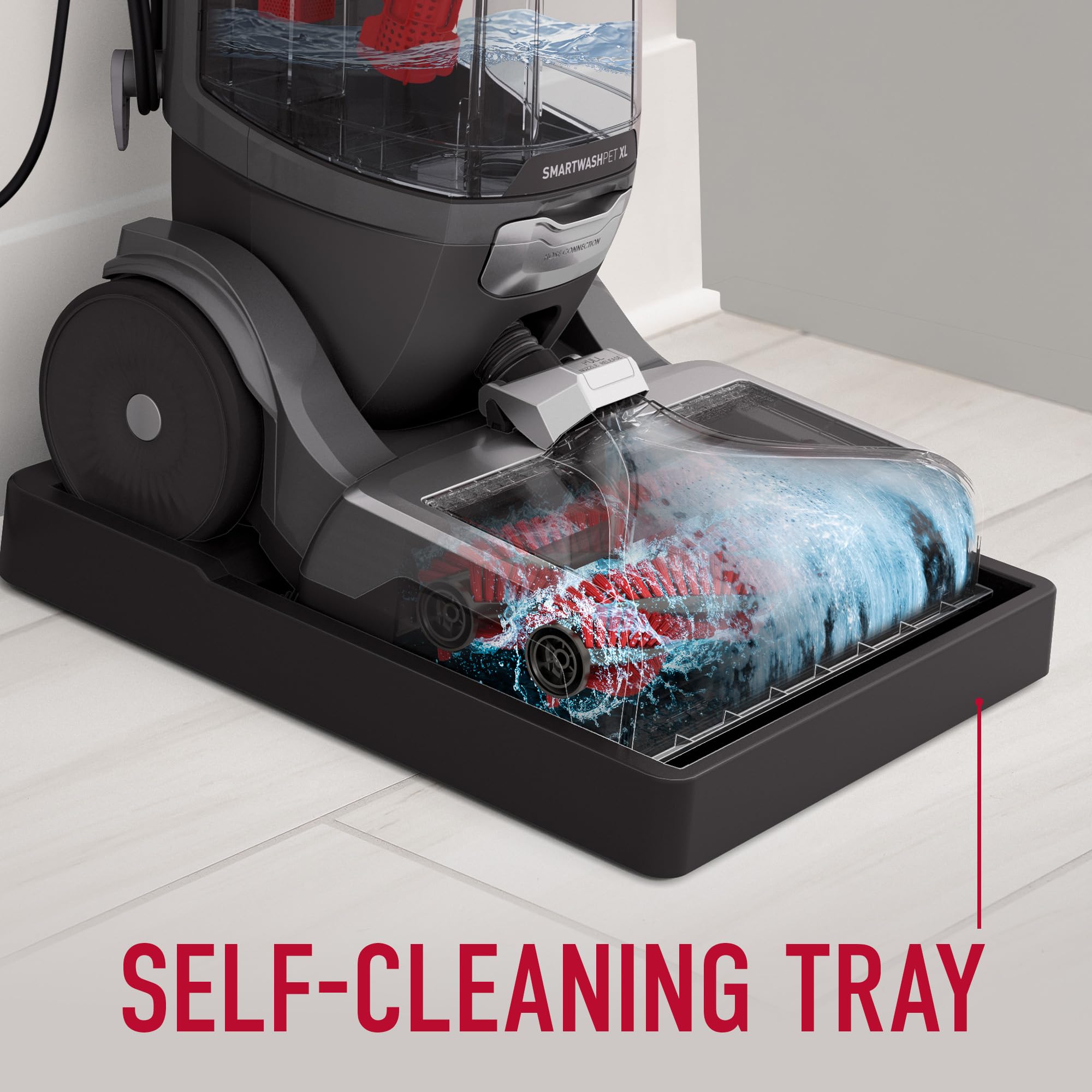 Hoover SmartWash Pet XL converted to spot cleaner with hose