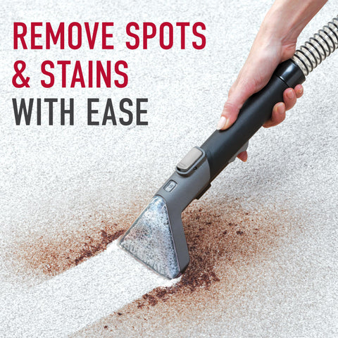 Hoover Spotless dual-tank design enables easy filling and rinsing during cleaning
