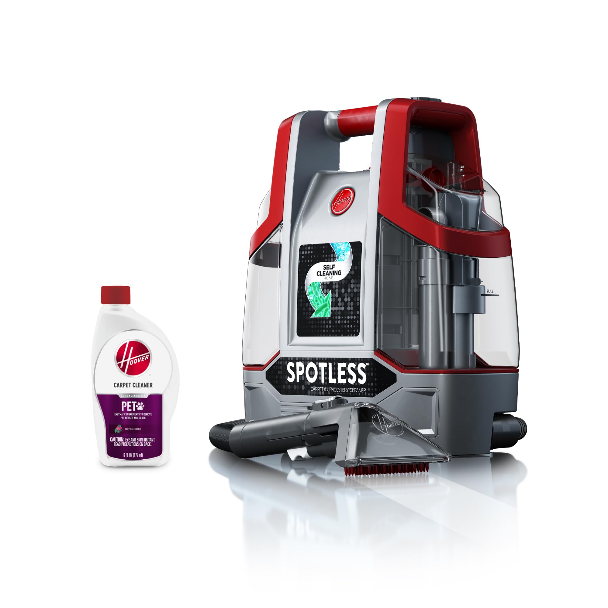 Hoover Spotless portable cleaner with hose for quick on-the-go stain removal