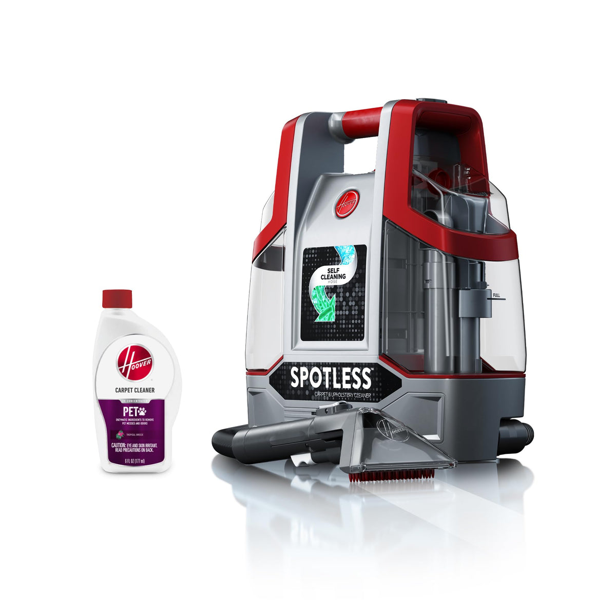 Hoover Spotless portable cleaner with hose for quick on-the-go stain removal