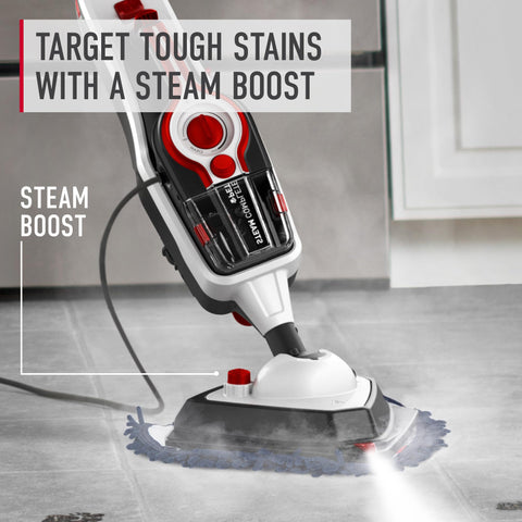 Hoover Steam Complete Pet Steam Mop is lightweight for easy, fatigue-free cleaning sessions.