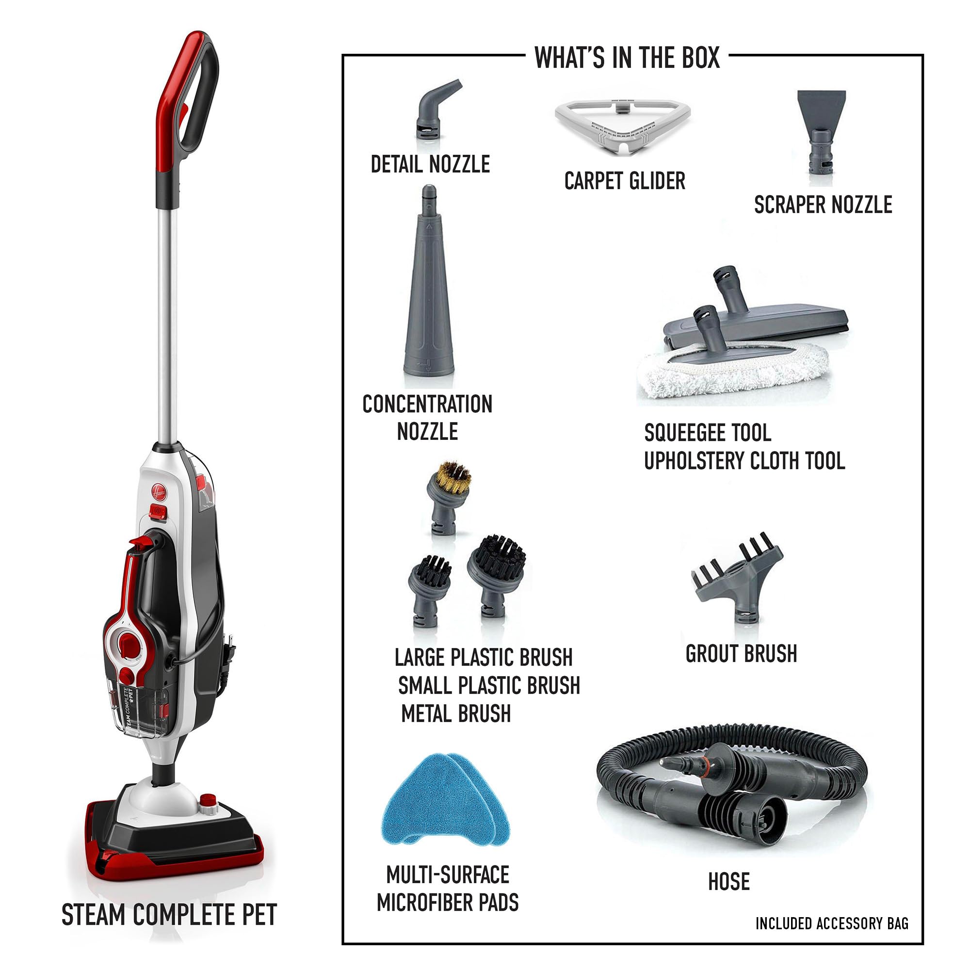 Hoover Steam Complete Pet Steam Mop embodies a trusted brand for reliable floor care.