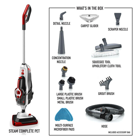Hoover Steam Complete Pet Steam Mop embodies a trusted brand for reliable floor care.