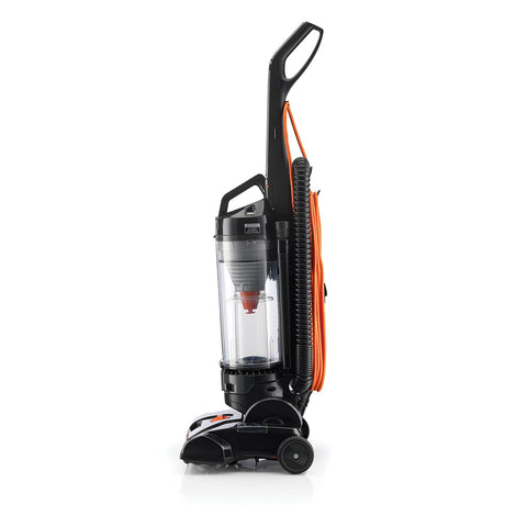 Hoover TaskVac used on stairs demonstrating portability and cleaning power