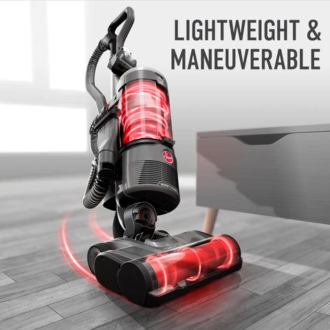 Built-in extension wand for above-floor cleaning and stairs