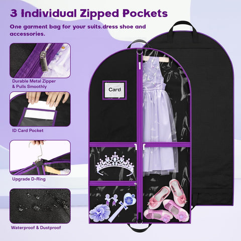 Hopack garment bag ideal for shoes, tights, and other accessories.