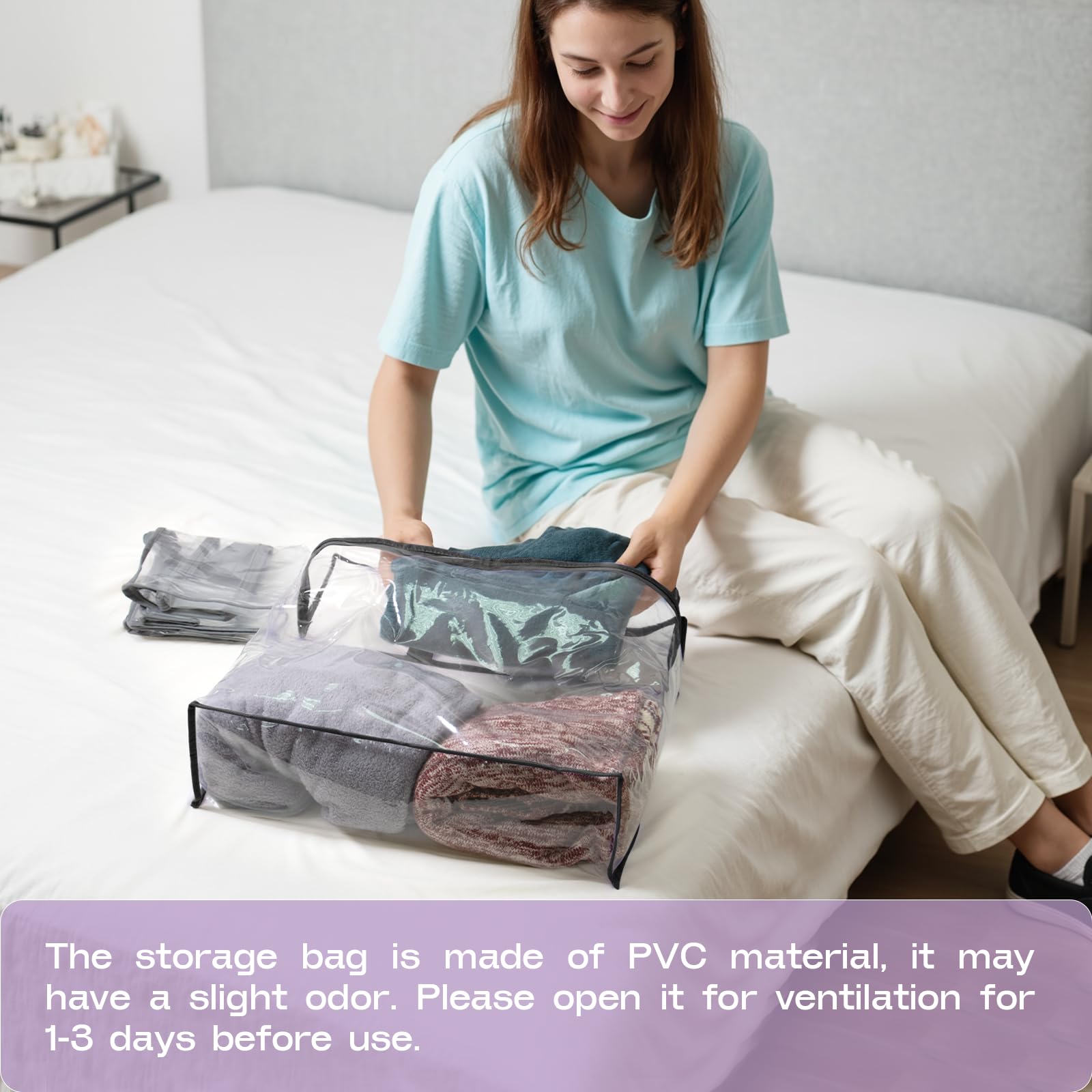 Hopack under-bed storage solution keeps items accessible and tidy.