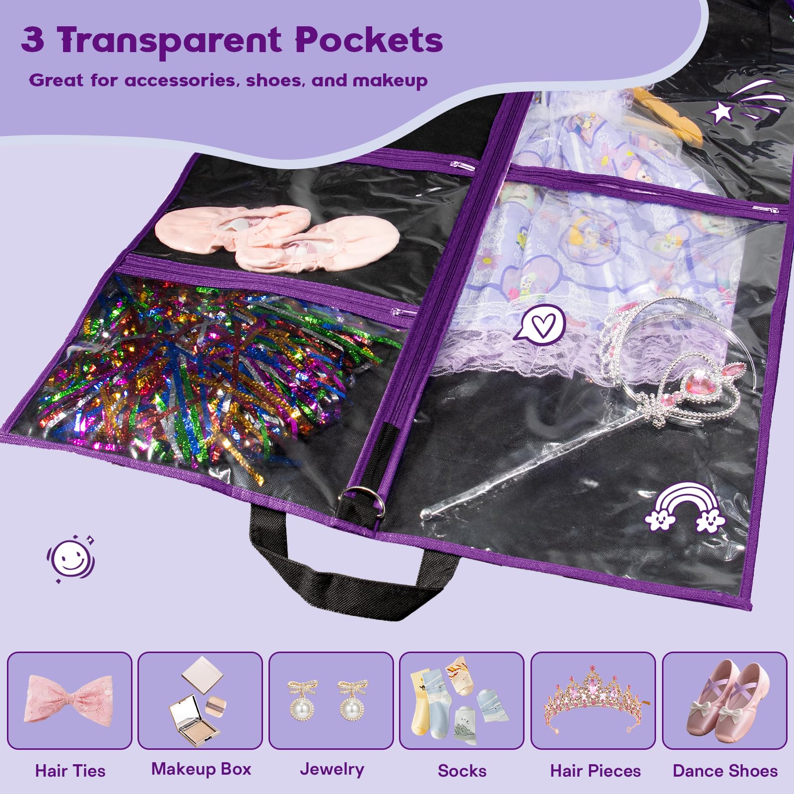 Hopack travel-ready cheer bag used at rehearsals and competitions.
