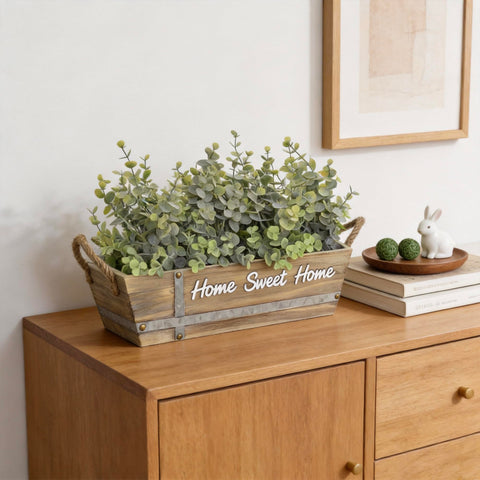 Hopeme 16 inch long centerpiece fits tables mantels and counters.