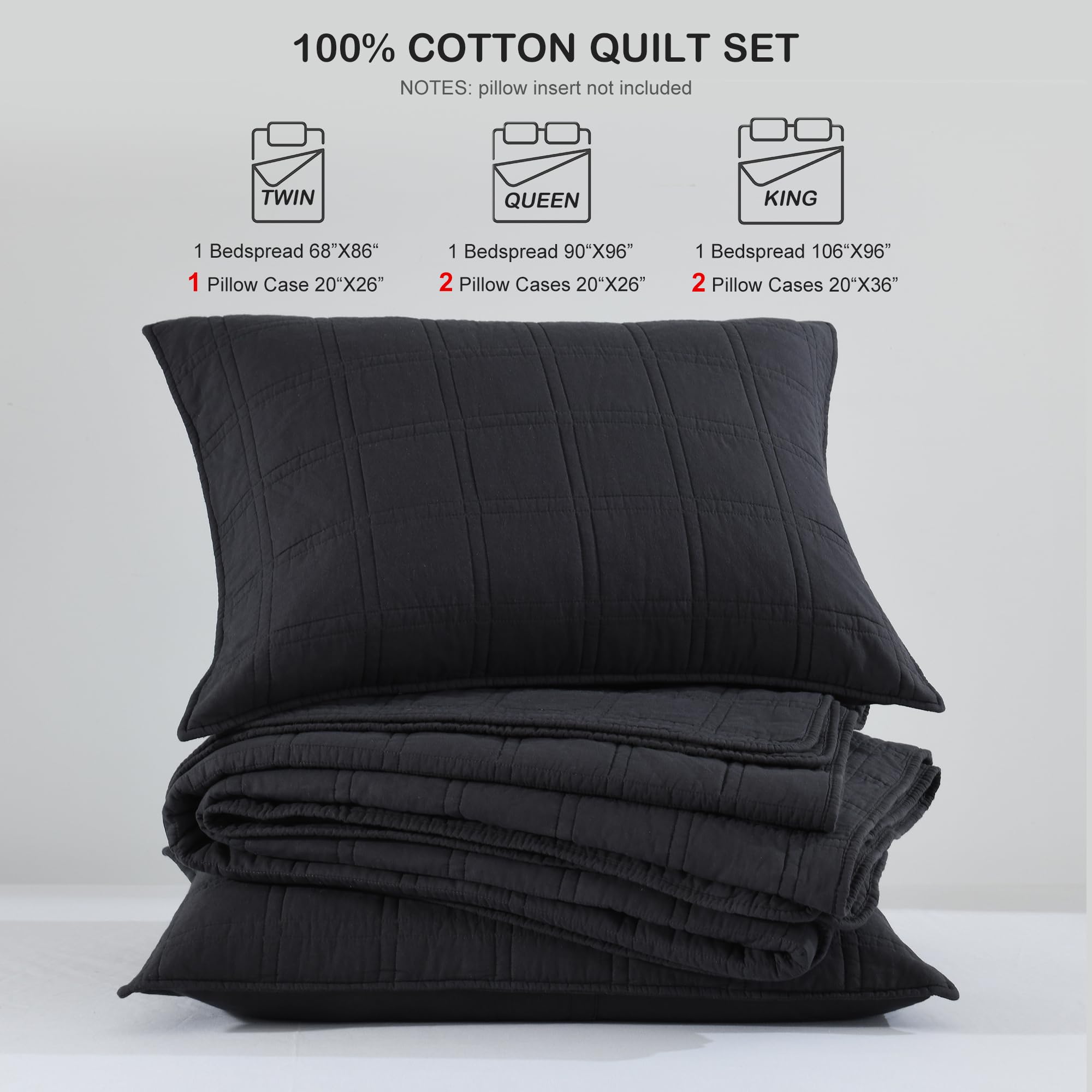 HORIMOTE HOME all-season bedding charcoal suits any bedroom style.
