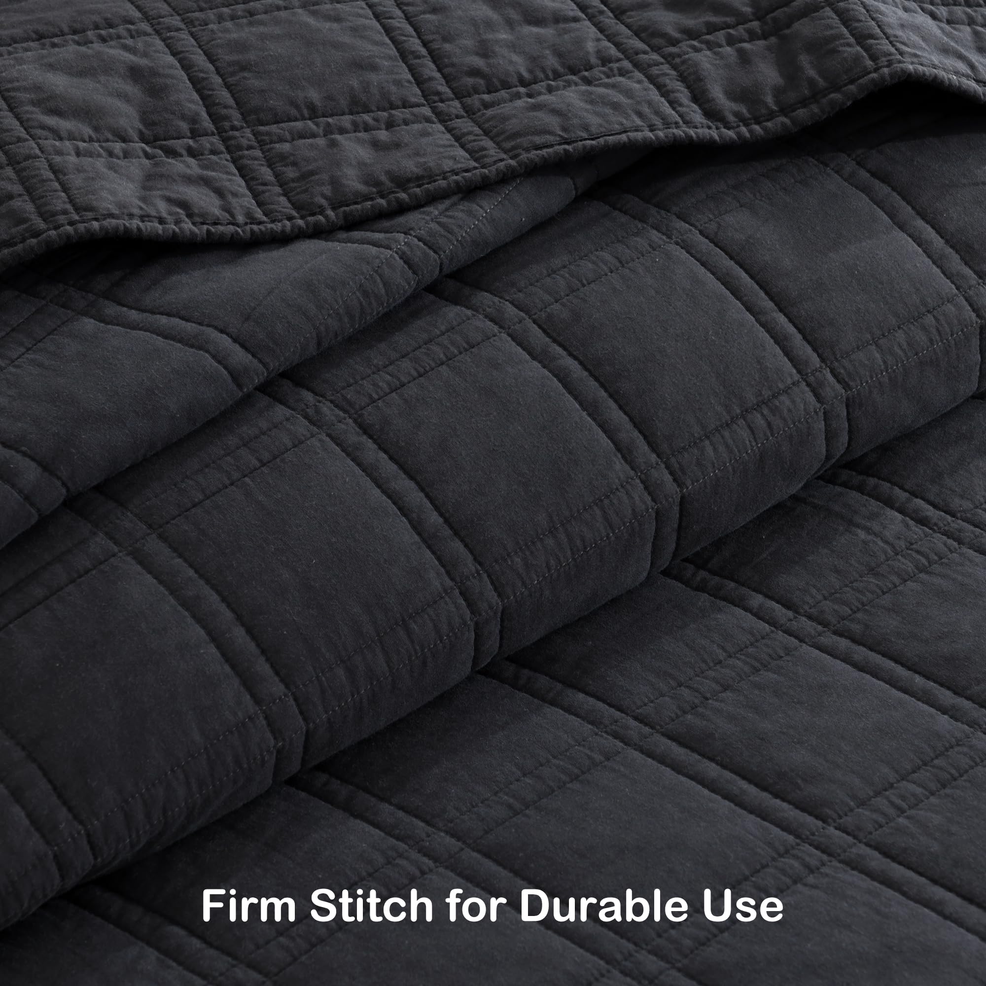 HORIMOTE HOME cotton quilt closeup softness emphasizing pre-washed feel.