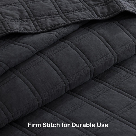 HORIMOTE HOME cotton quilt closeup softness emphasizing pre-washed feel.