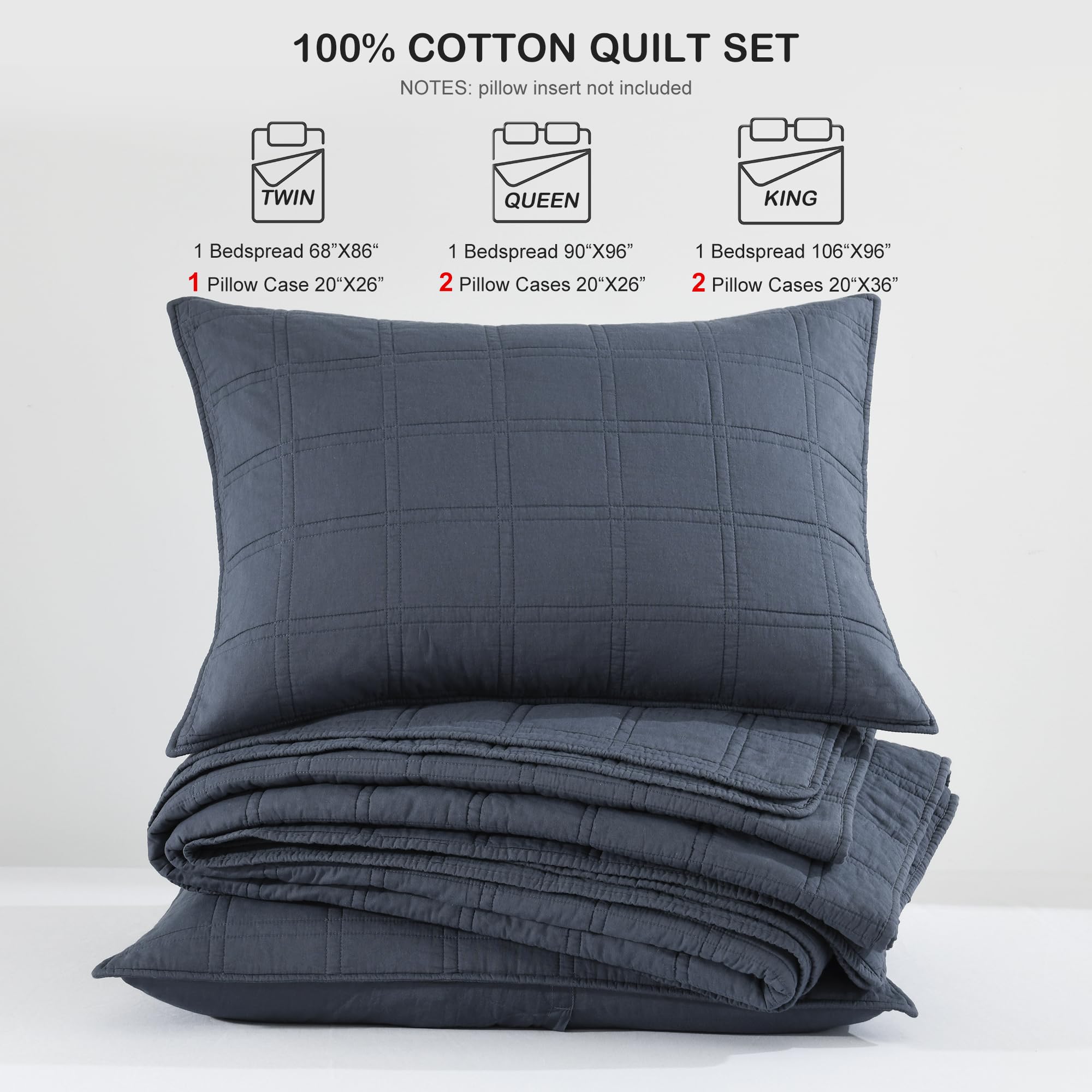 HORIMOTE HOME denim blue quilt bedroom setup showcases versatile styling.
