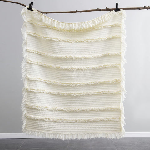 HORIMOTE HOME Multi-use blanket suitable for bed, sofa, or chair.