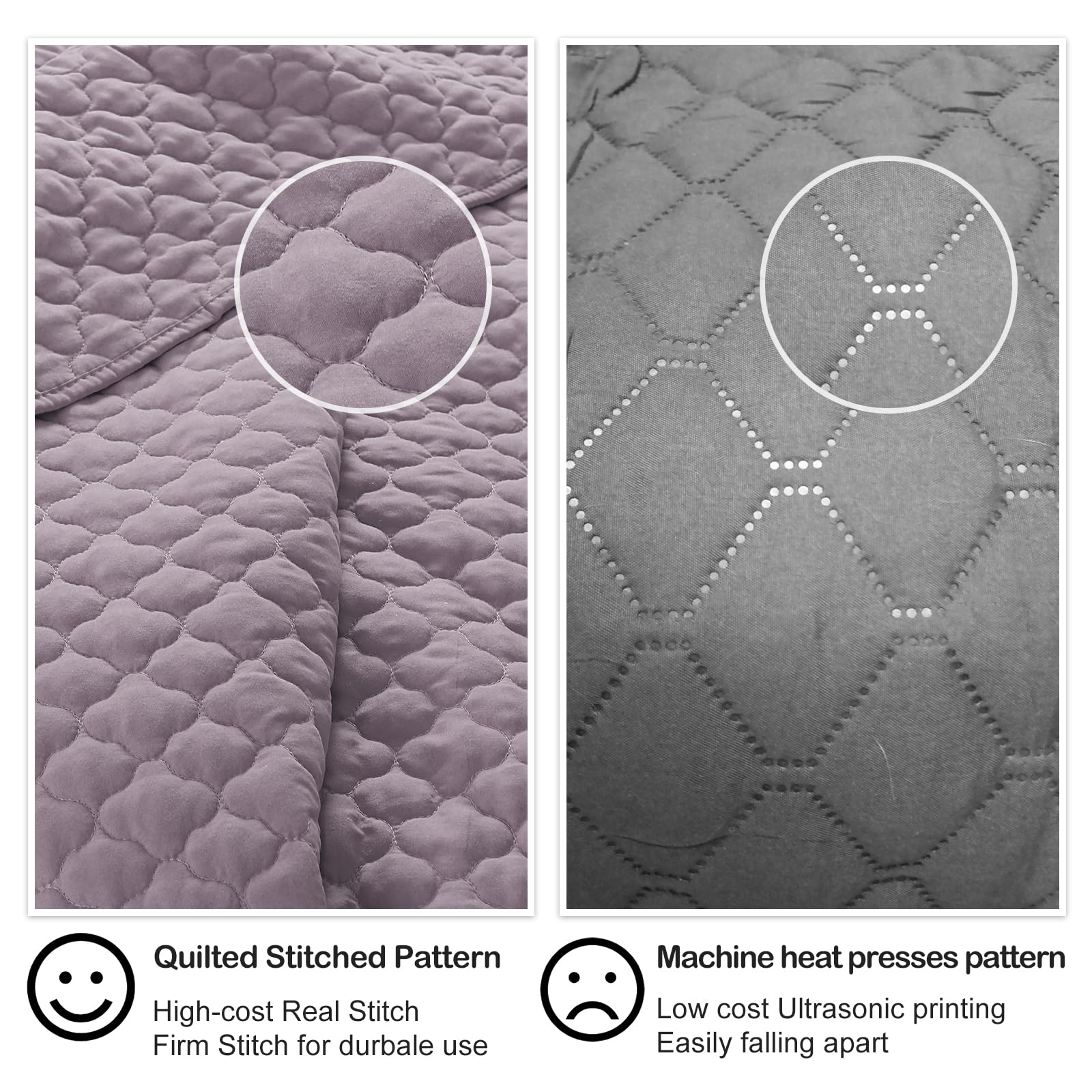 HORIMOTE HOME 3-piece set includes quilt and two shams for complete styling.