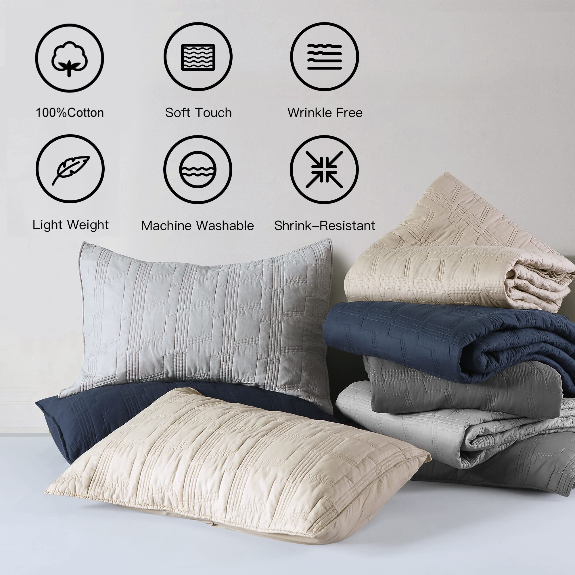 Reversible HORIMOTE HOME bedspread displaying dual color options
