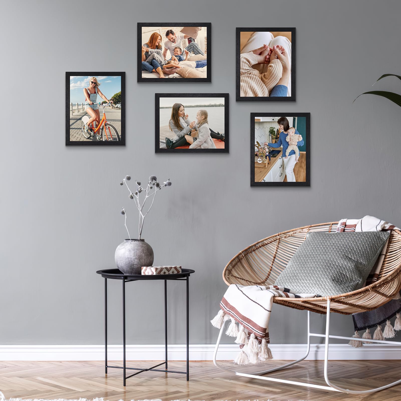 HORLIMER 8x10 frame holds an 8x10 photo without a mat for clean presentation