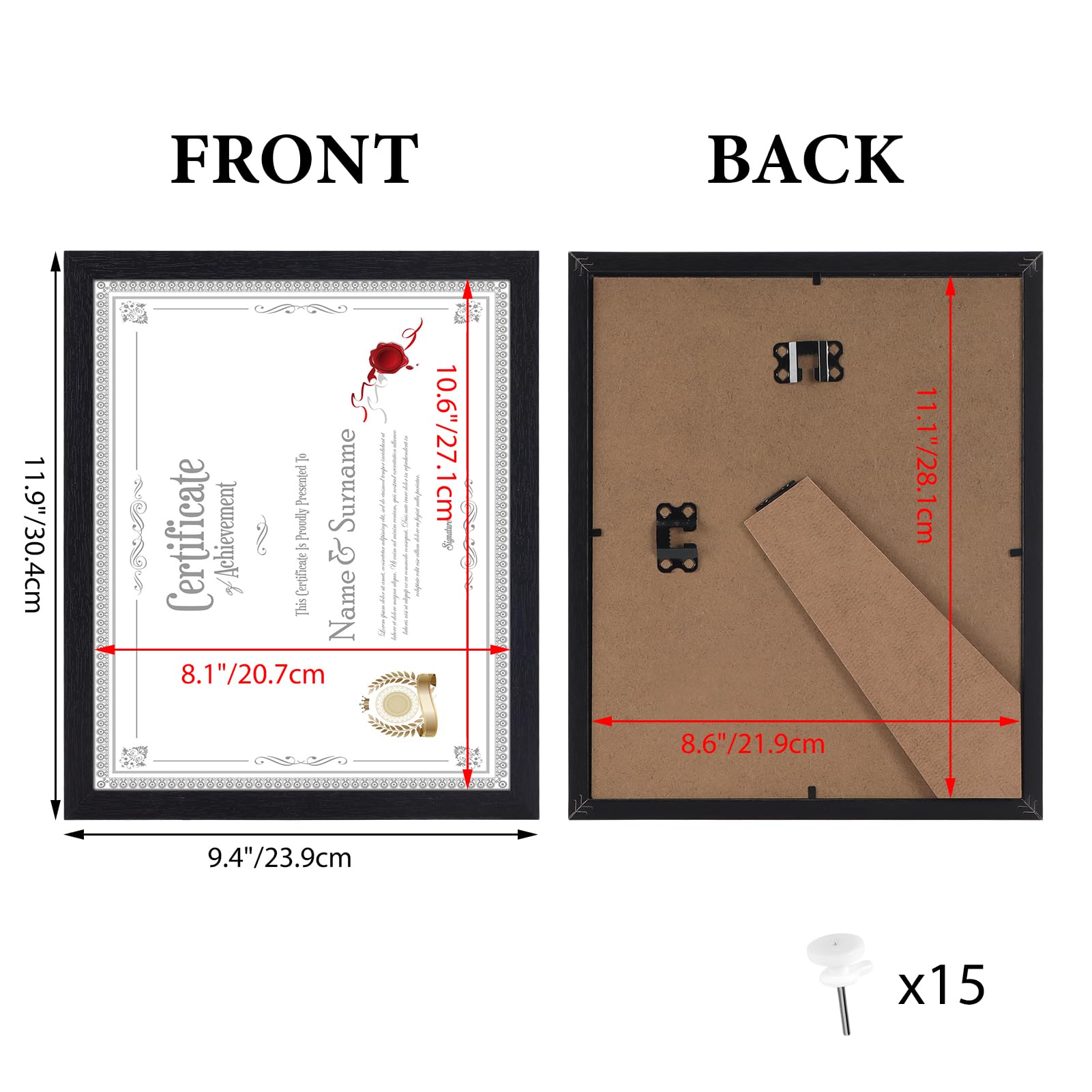 HORLIMER durable MDF construction with clear plexiglass protection.