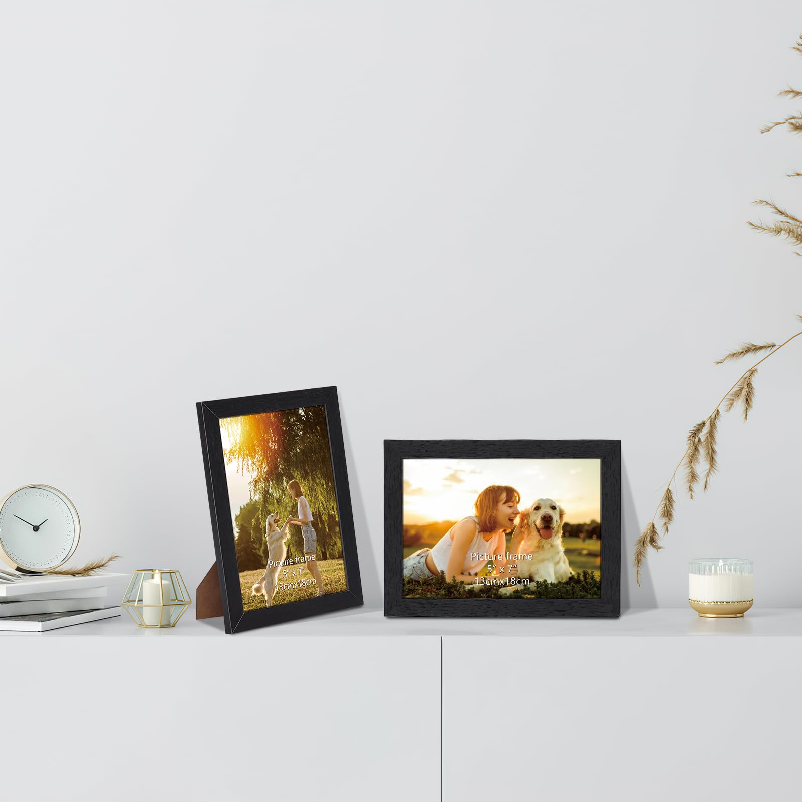 HORLIMER 5x7 frame with clear plexiglass front protection