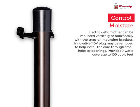 Hornady 95903 dehumidifier rod 12-inch dimensions for safe fit