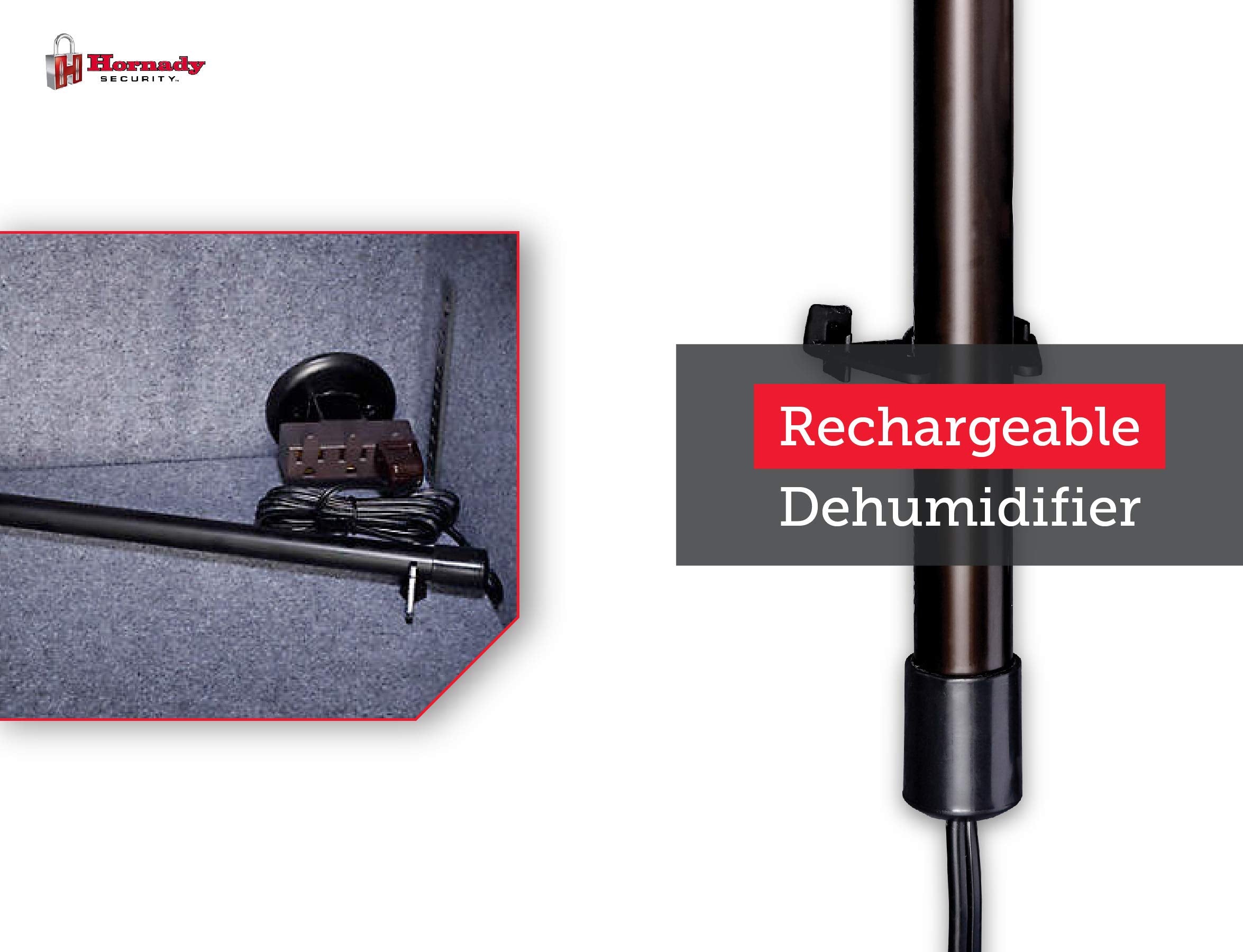 Hornady 95903 dehumidifier rod side view emphasizes compact design