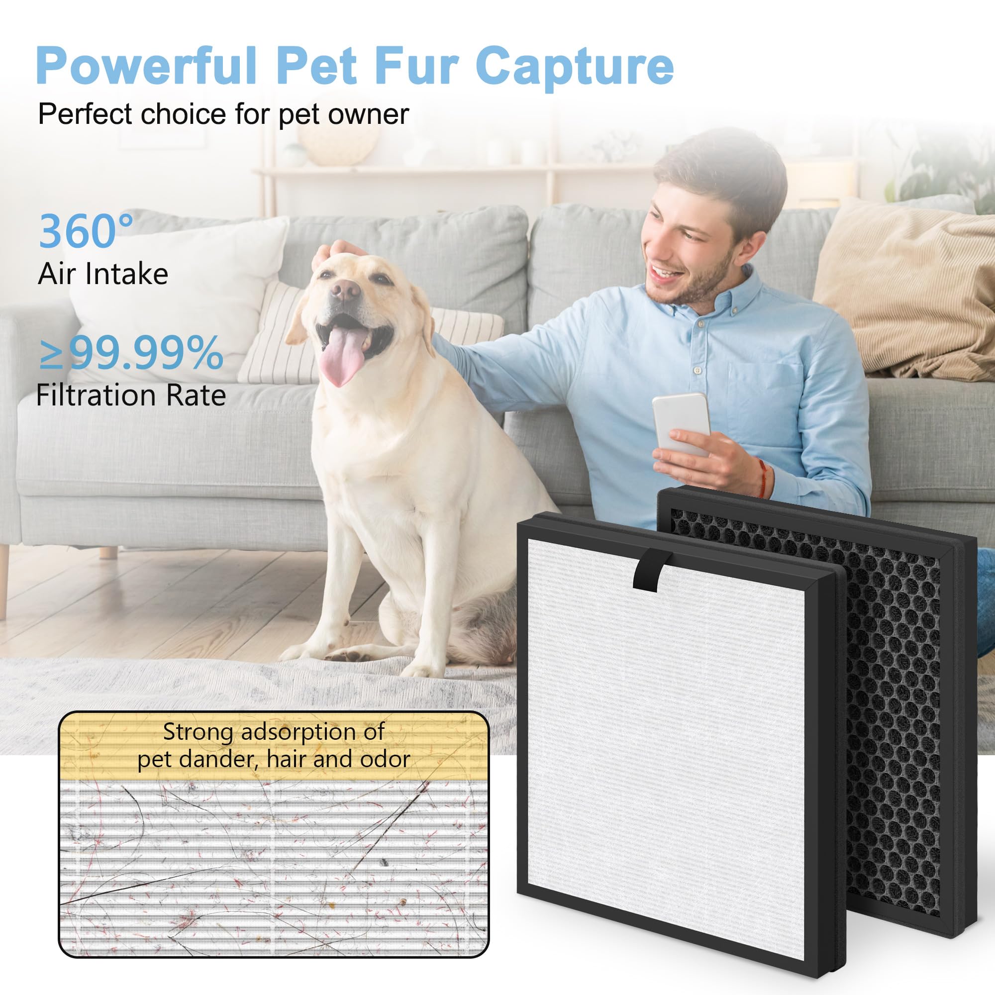 Horserdy AP303 AP304 odor-control activated-carbon image suggests fresher rooms