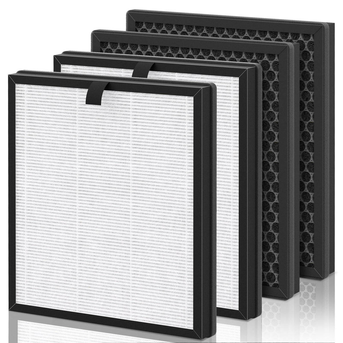 Horserdy AP303/AP304 replacement filter pack, 4-pack for reliable purification.