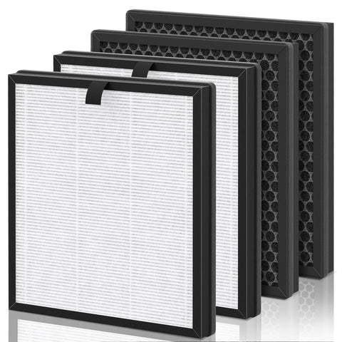 Horserdy AP303/AP304 replacement filter pack, 4-pack for reliable purification.