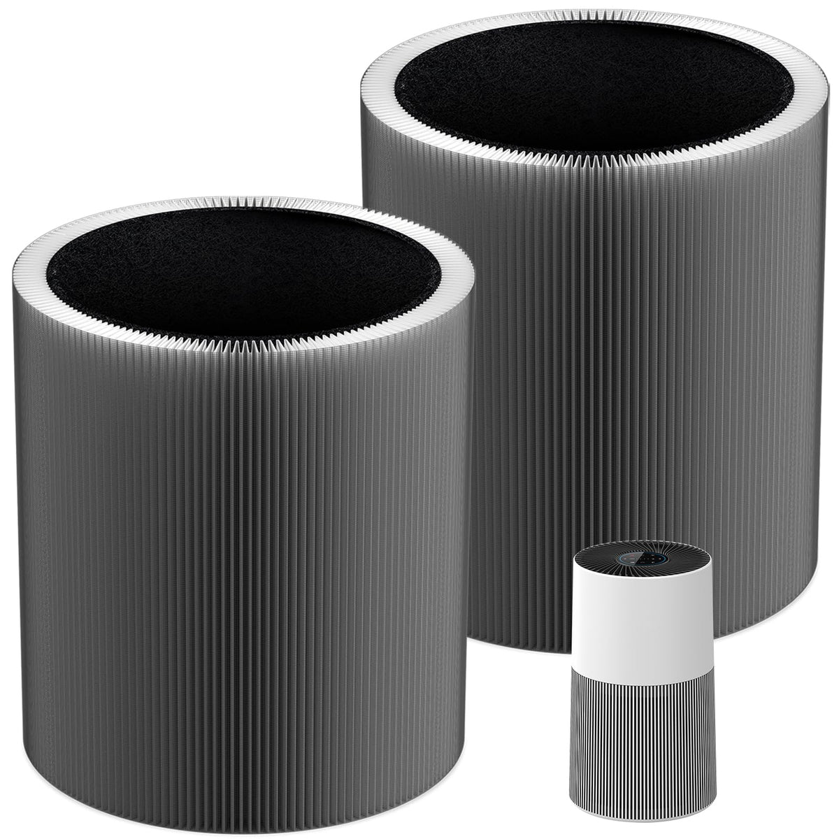 Horserdy C610 Replacement Filter Z front view shows compact 3-in-1 design for cleaner air