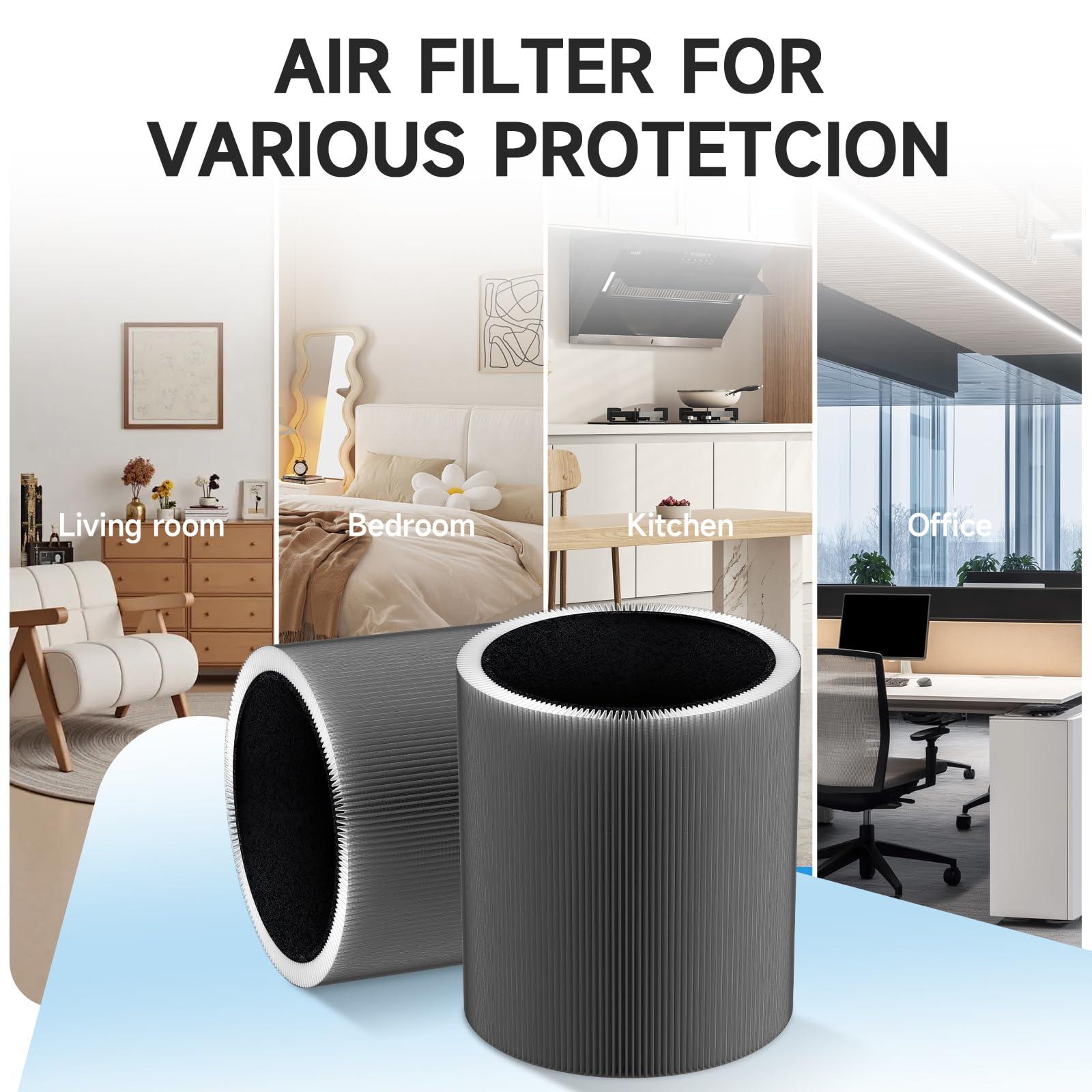 Horserdy C610 Replacement Filter Z in-use shot shows easy replacement fit