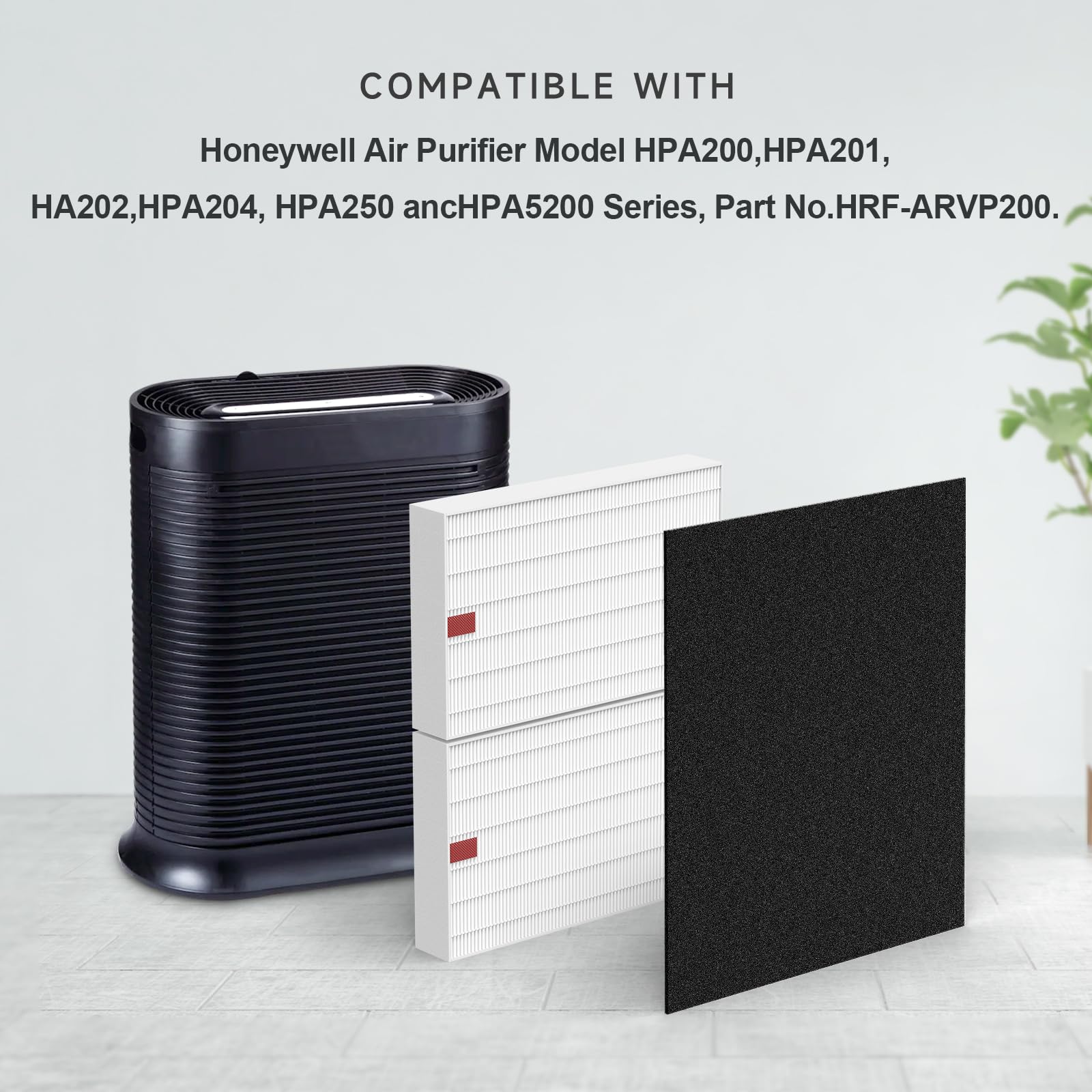 Horserdy HPA200 HEPA filters close-up for precise filtration.