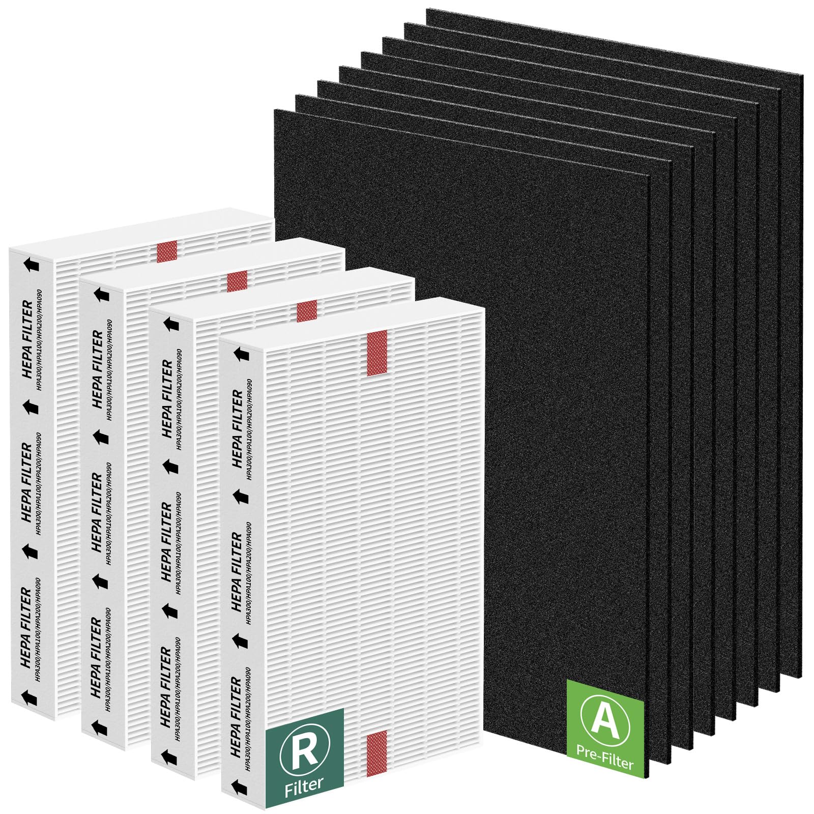 Horserdy HPA200 replacement filters set improves air quality in Honeywell purifiers.
