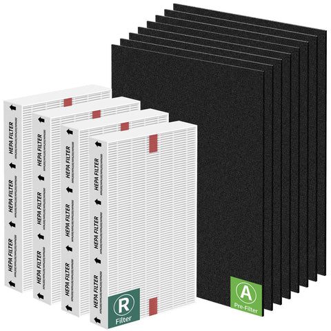 Horserdy HPA200 replacement filters set improves air quality in Honeywell purifiers.