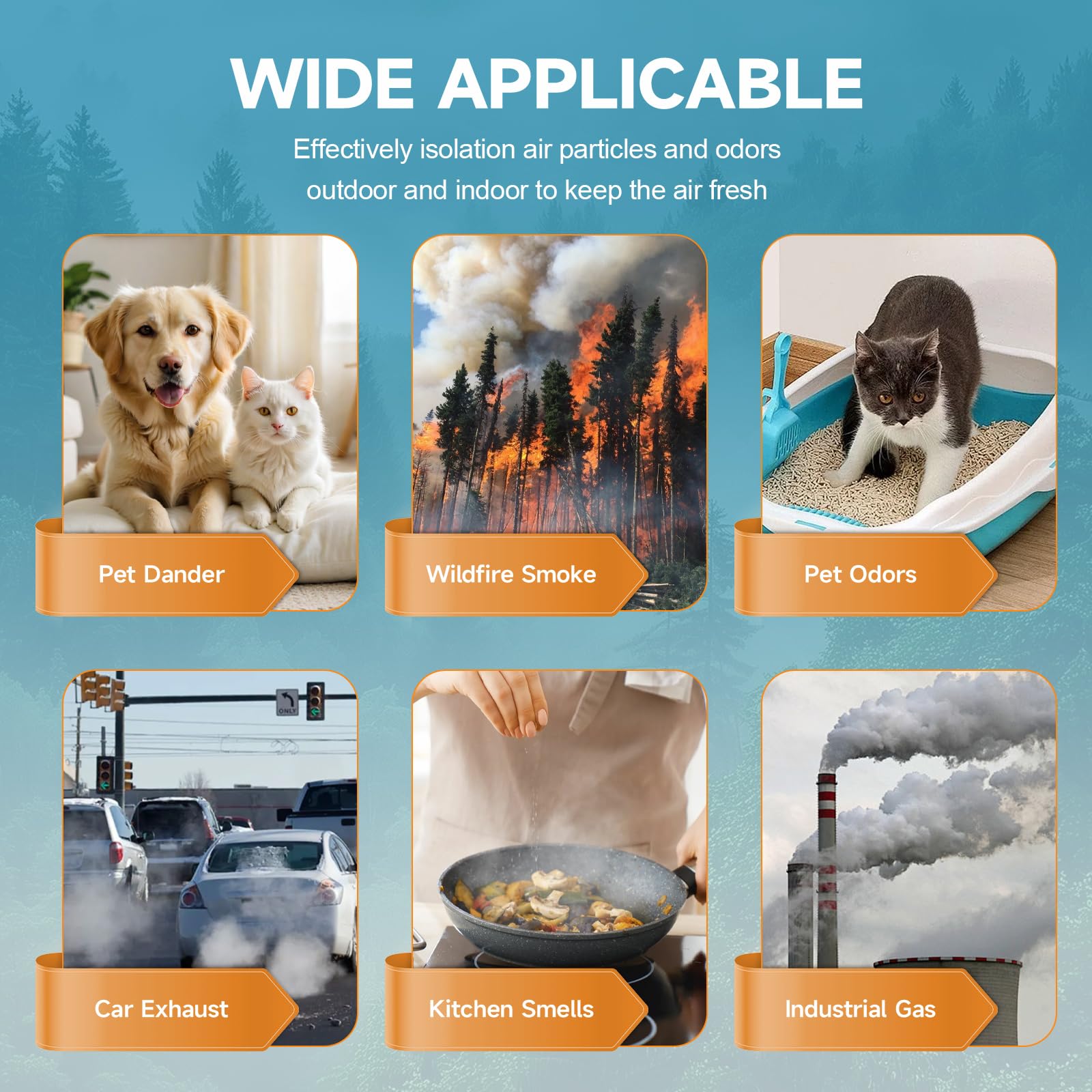 Horserdy 4-pack K2 filters ready to refresh multiple rooms with ease.