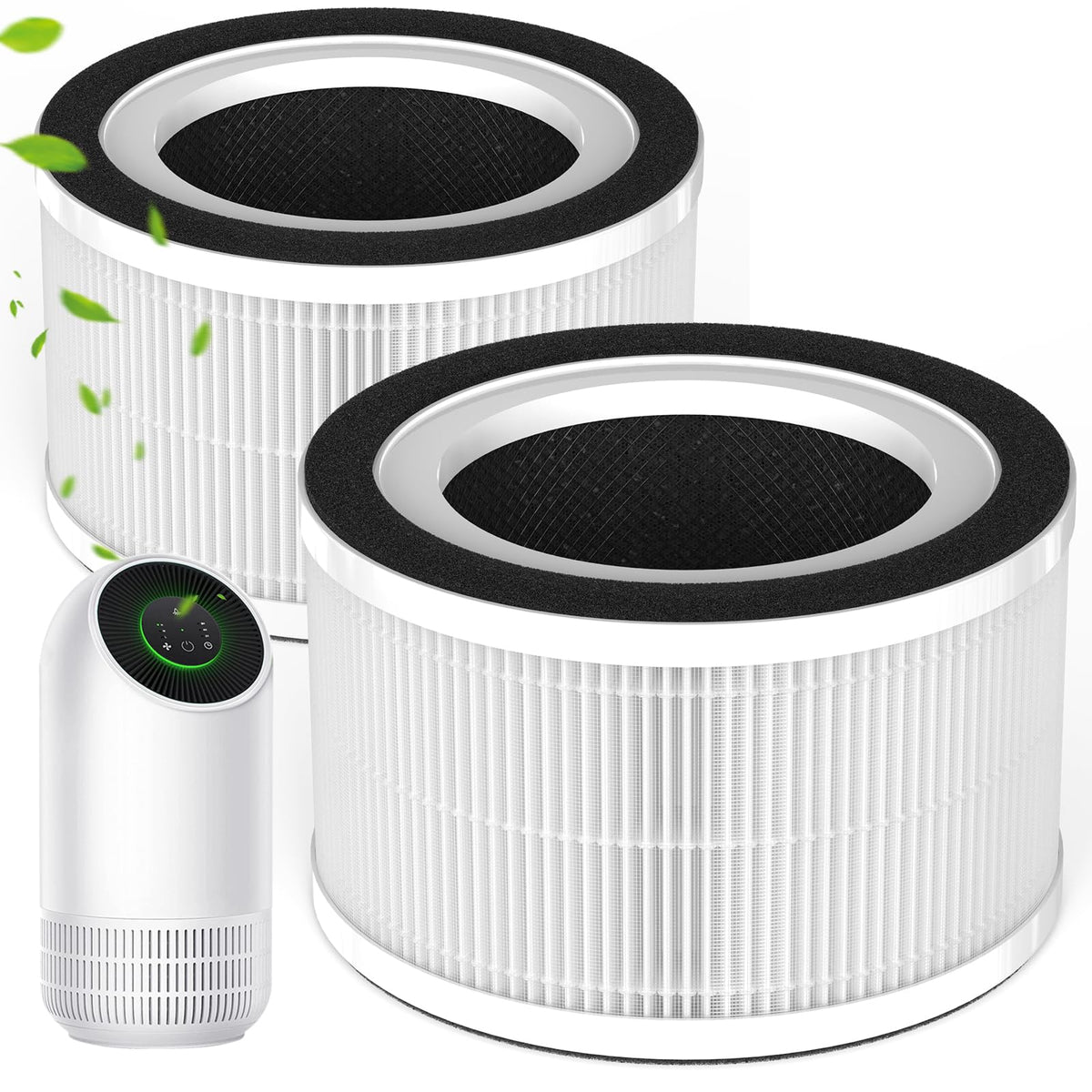 Horserdy True HEPA filter for Afloia Fillo fits snugly for quiet purification.