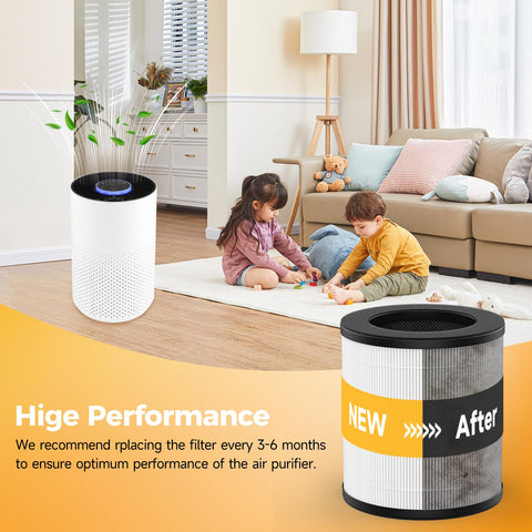 Horserdy two-pack replacement filters, cost-effective for ongoing clean air.