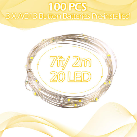 Hortsun 7 ft string with 20 LEDs for cozy ambiance.