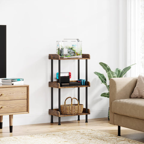 Hosfais Bookshelf side-view reveals slim, versatile footprint