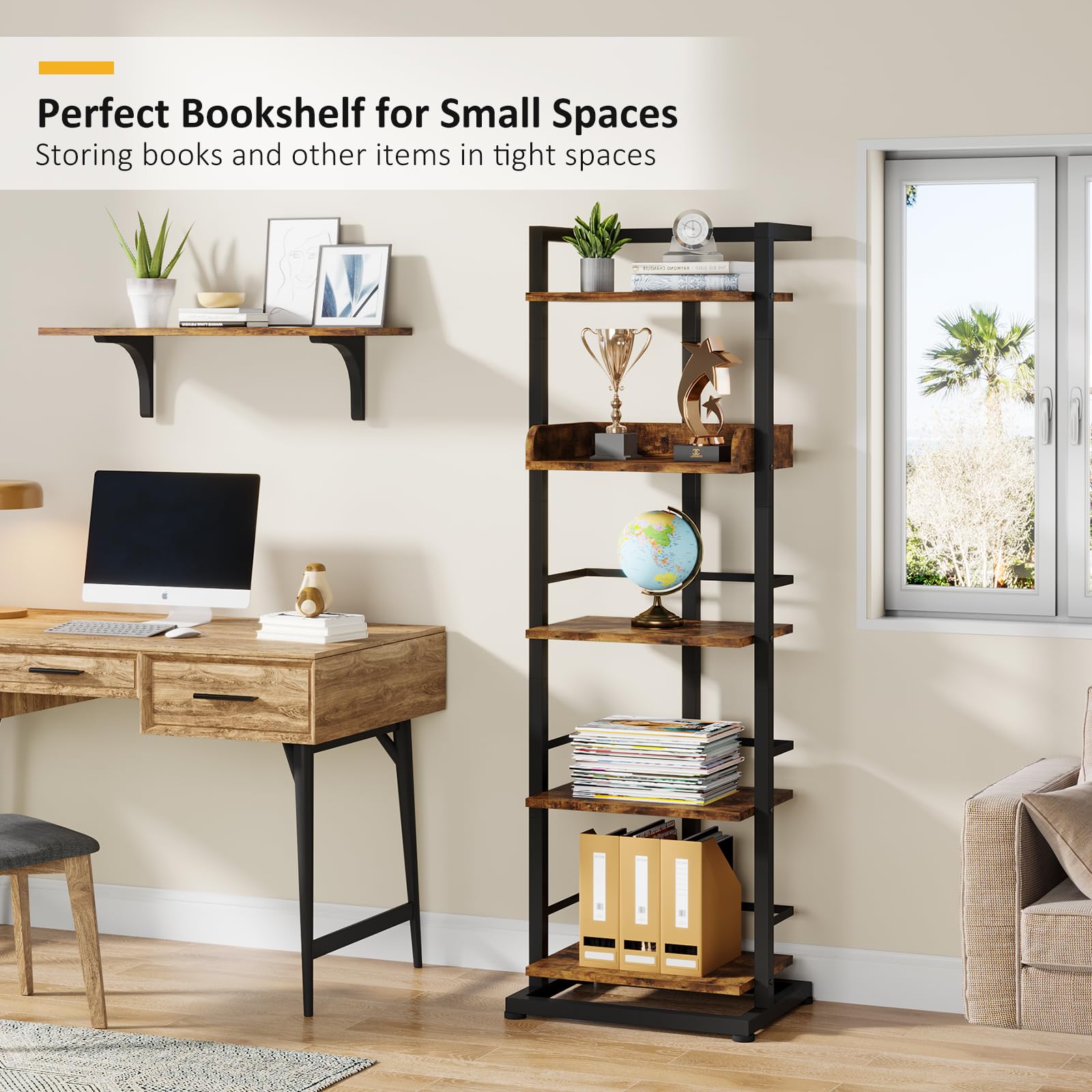 Hosfais compact dimensions fit neatly in corners and tight rooms.
