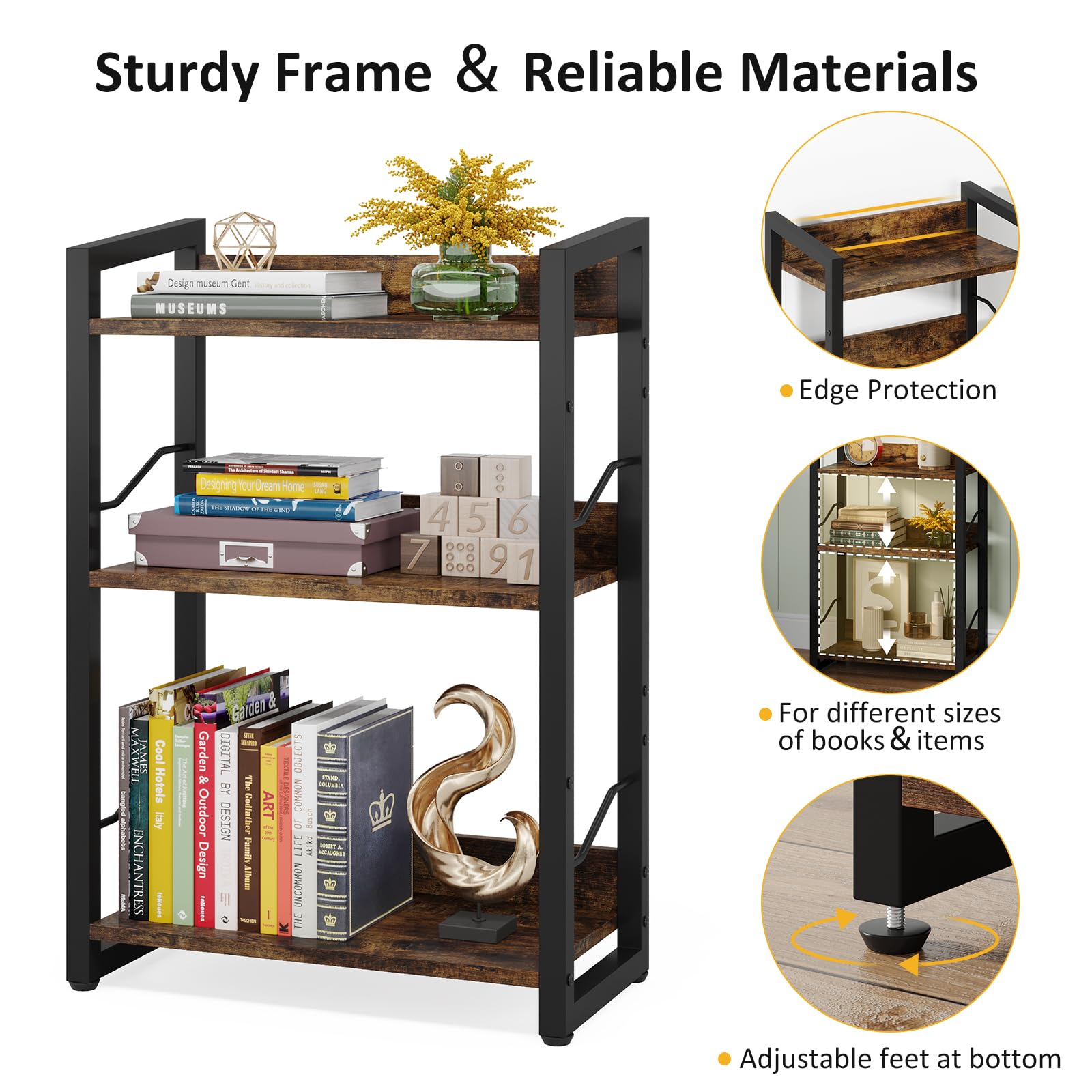 Hosfais durable CARB P2 plywood shelves support varied items while preserving a clean aesthetic