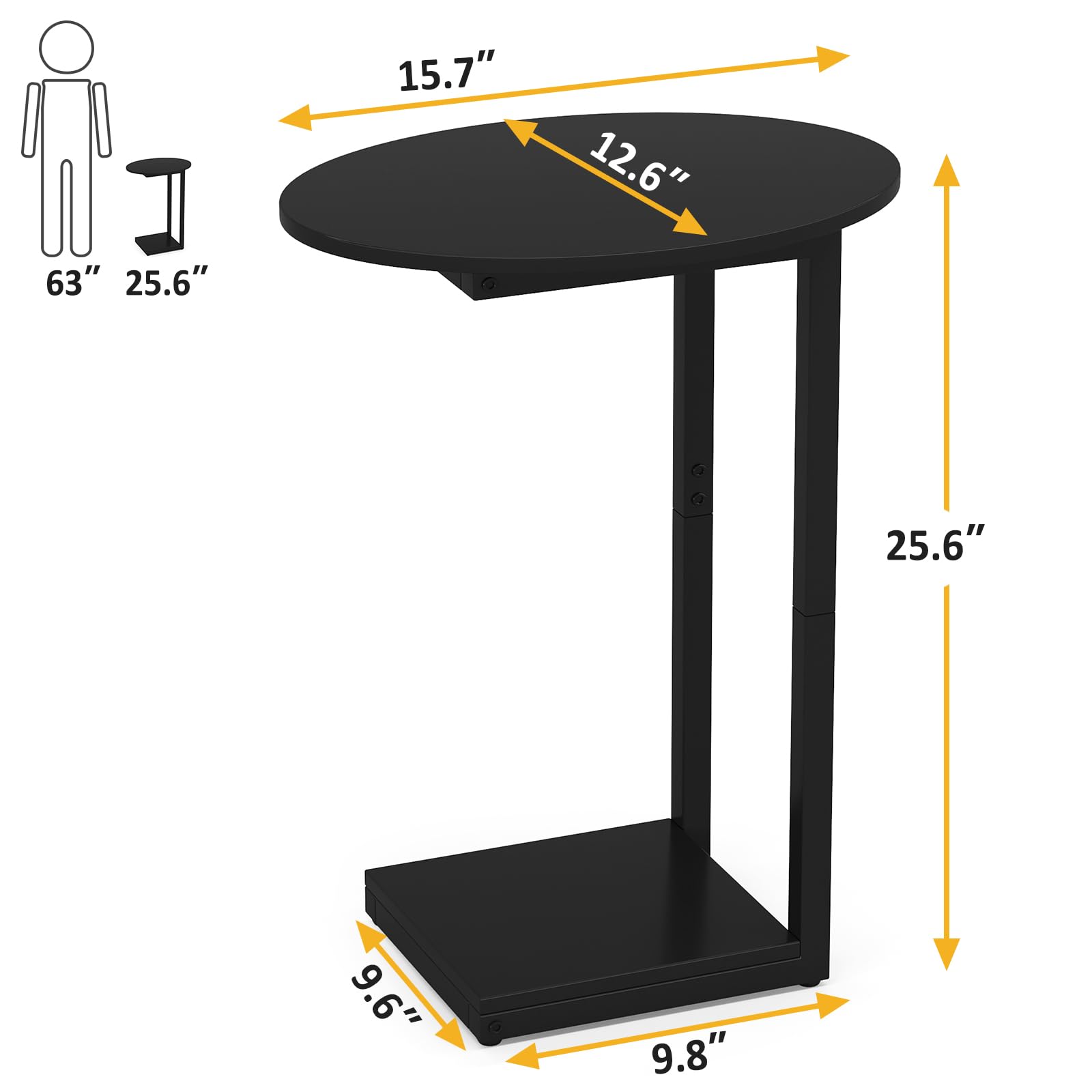 Hosfais small space table blends style and function in compact living areas