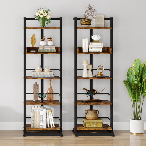 Hosfais versatile shelf doubles as display for plants and decor.