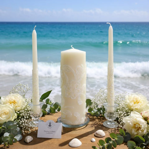 Hosley bathroom decorative candle cream provides soothing atmosphere