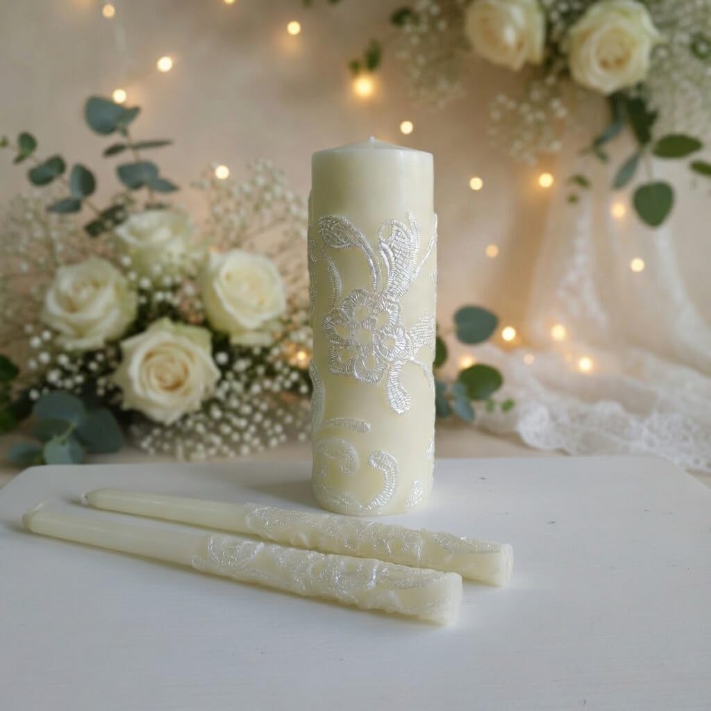 Hosley cream decorative candles add soft home ambiance and décor accents