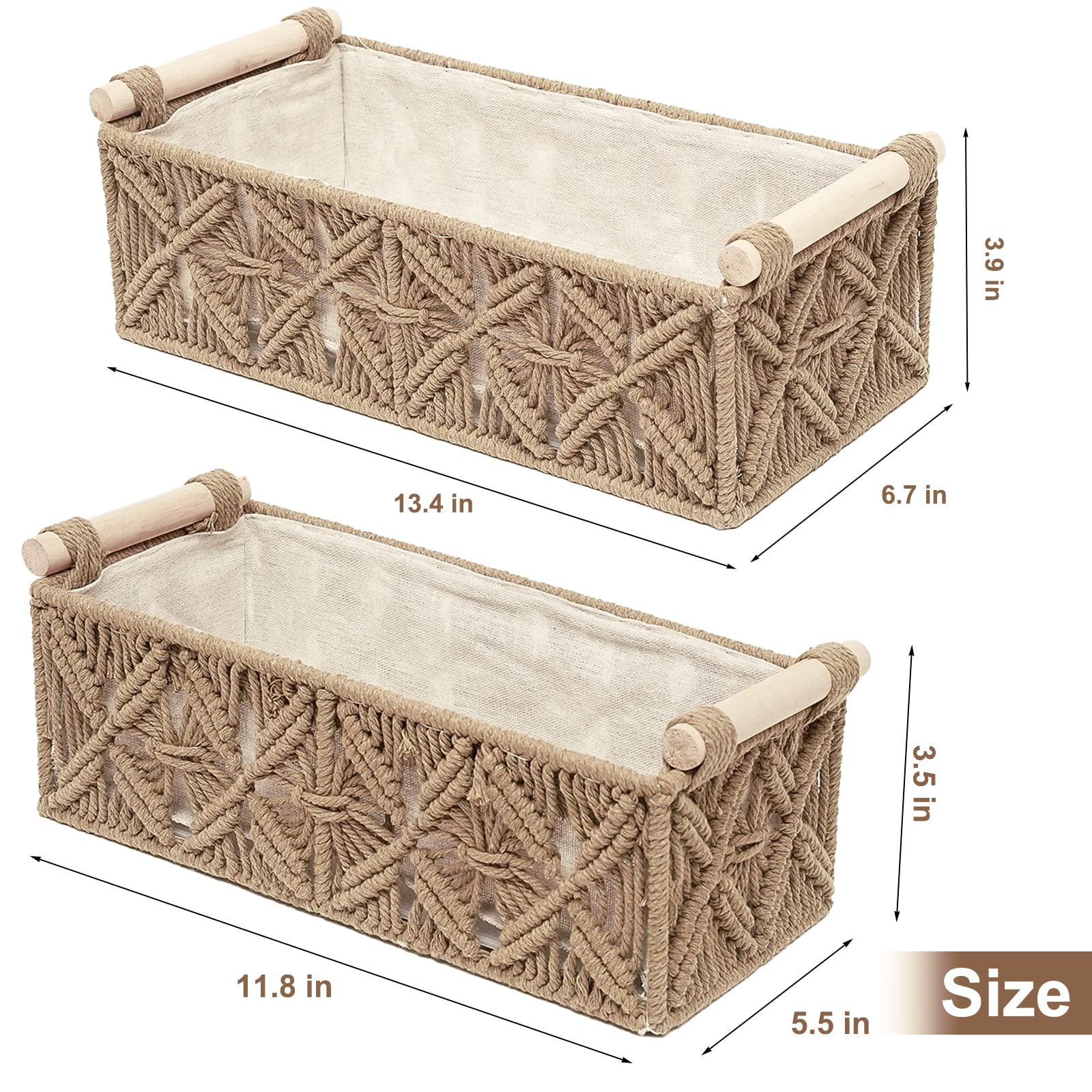 HOSROOME countertop organizer basket, versatile storage for daily clutter.