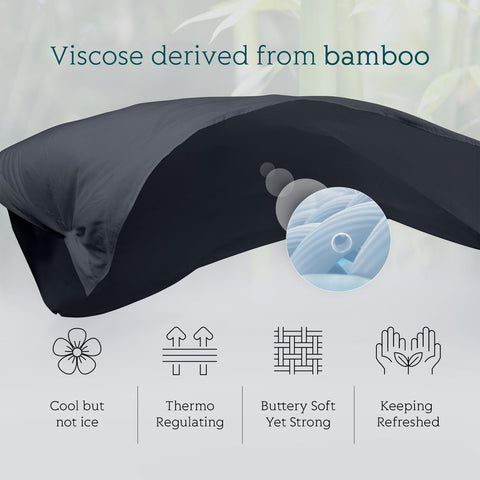 Hot Sleeper Sheets bamboo viscose close-up shows silky softness and cooling feel.